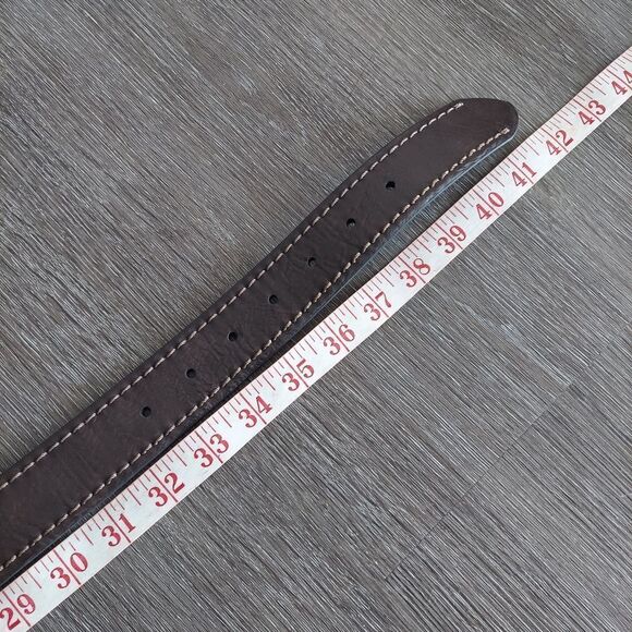 Levi's Men's Brown Synthetic Leather Belt Medium 34-36 - Picture 4 of 5